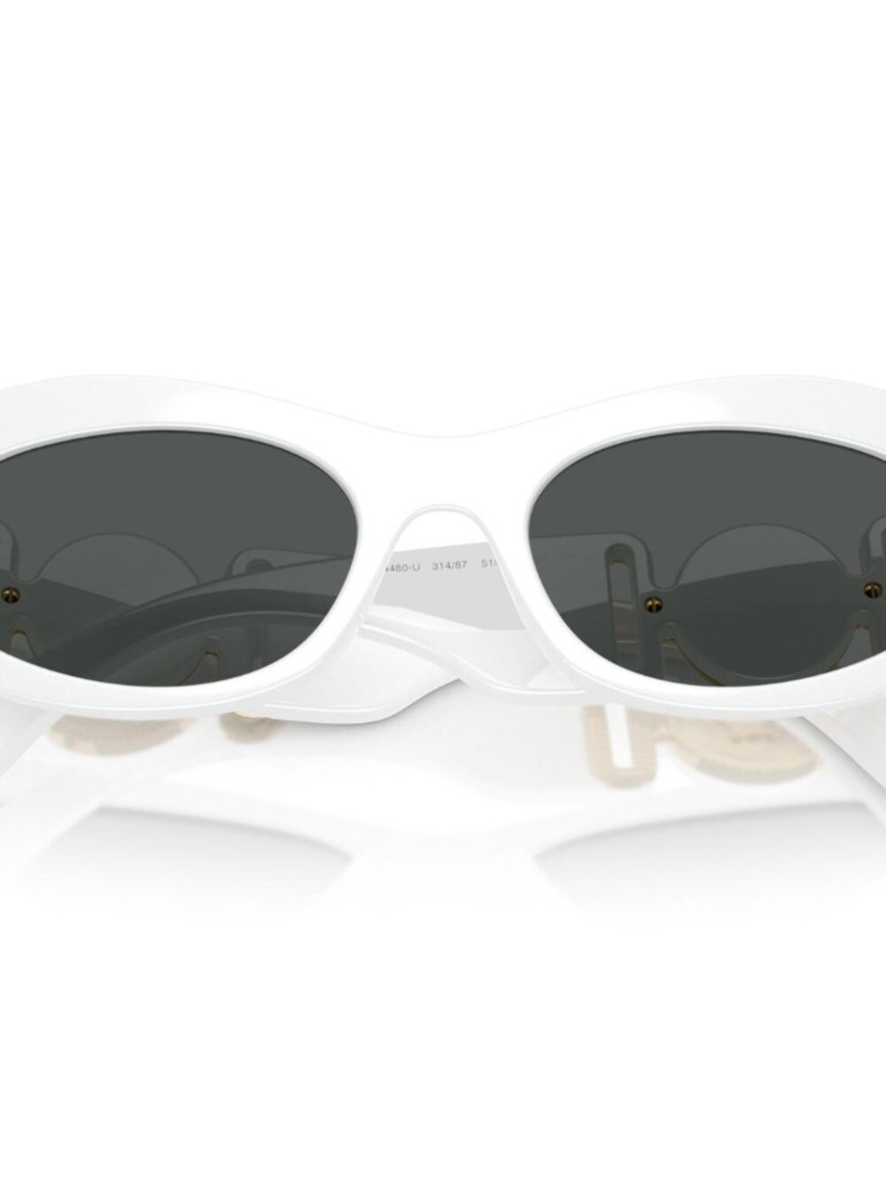 NEW VERSACE VE4480U 314/87 WHITE GREY SUNGLASSES 51-18-140 AUTHENTIC - Picture 6 of 7